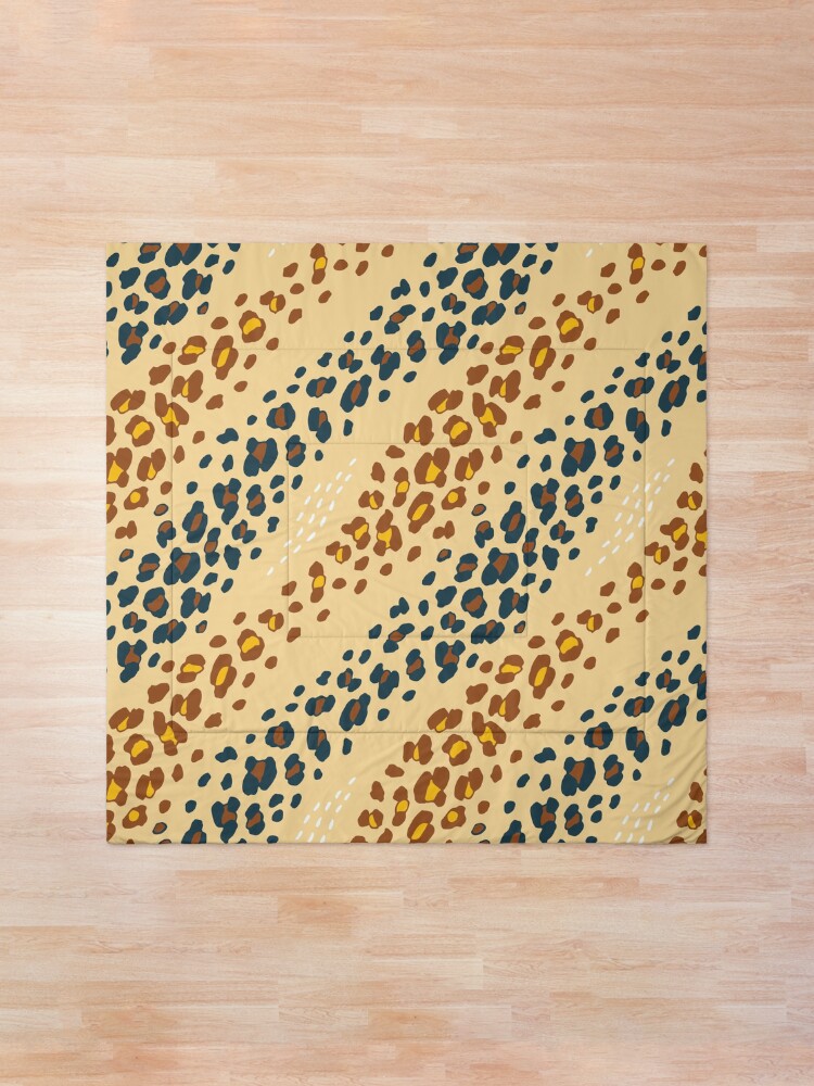 Alternate view of Bohemian Leopard Comforter