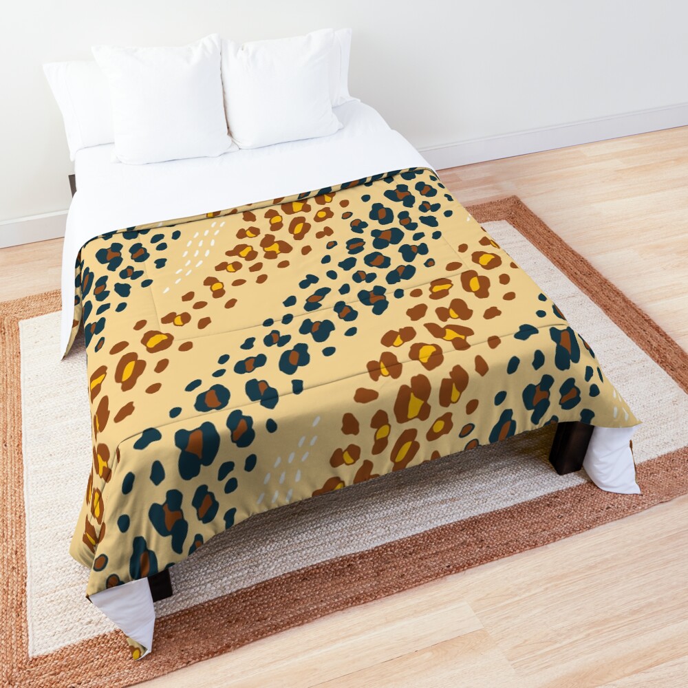 Bohemian Leopard Comforter