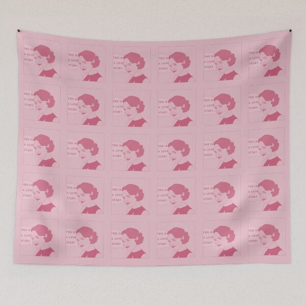 Item preview, Fleabag This is a Love Story Comic Pink Pastel Illustration designed and sold by tremendoustees.