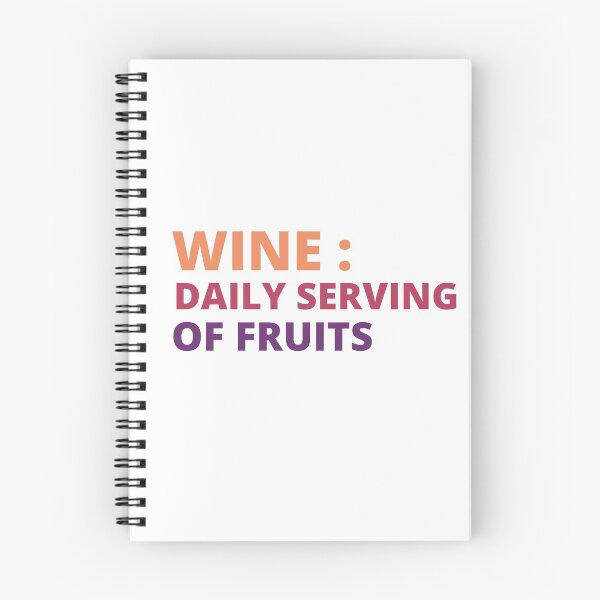 Artikelvorschau, Wein tägliche Portion Obst, Weinliebhaber Geschenk, Alkohol Geschenk, Geschenke für Sie, Partybevorzugungen entworfen und verkauft von BousboulaStorie.