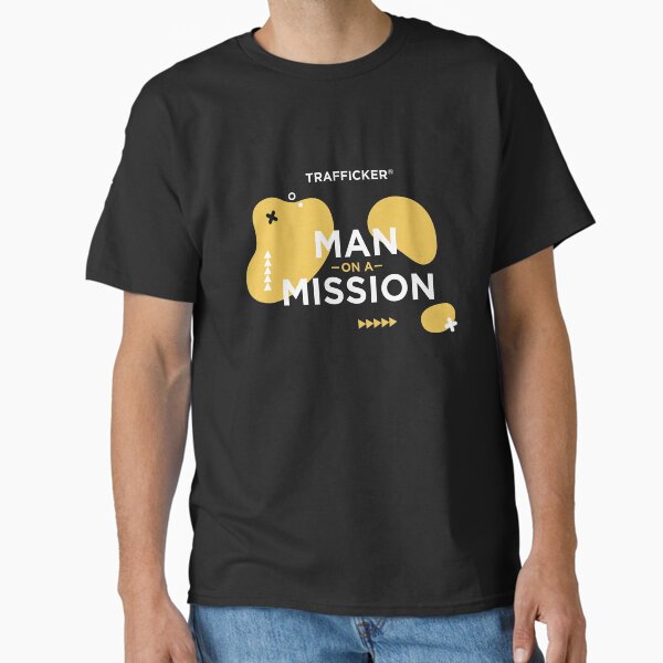 Man on a Mission Camiseta clásica