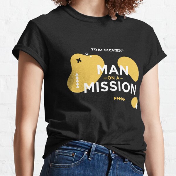 Man on a Mission Camiseta clásica