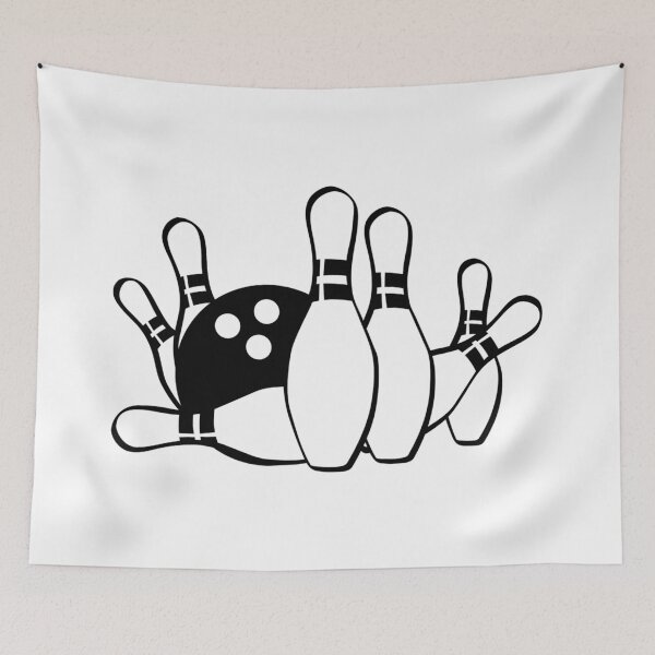 Item preview, Bowling Ball and Pins designed and sold by MoStorish.