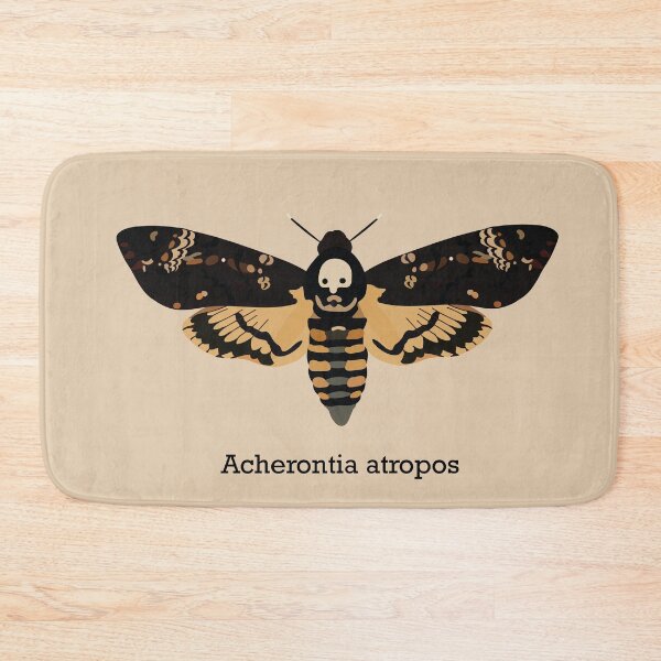 Item preview, Deathhead Hawkmoth with Latin Name designed and sold by tealprint.