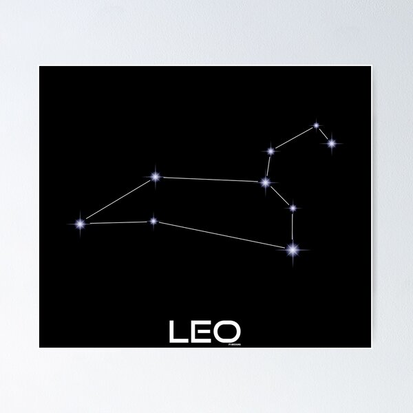 Item preview, Zodiac Star Constellation Leo Lion Astronomy designed and sold by 7T-Designs.
