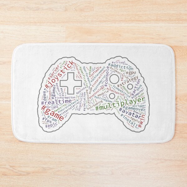 Item preview, Hashtag Wordcloud Gamer, Word Cloud, Software, Computer, Gamification, Game, Joystick, Gamepad designed and sold by Max-Wear.