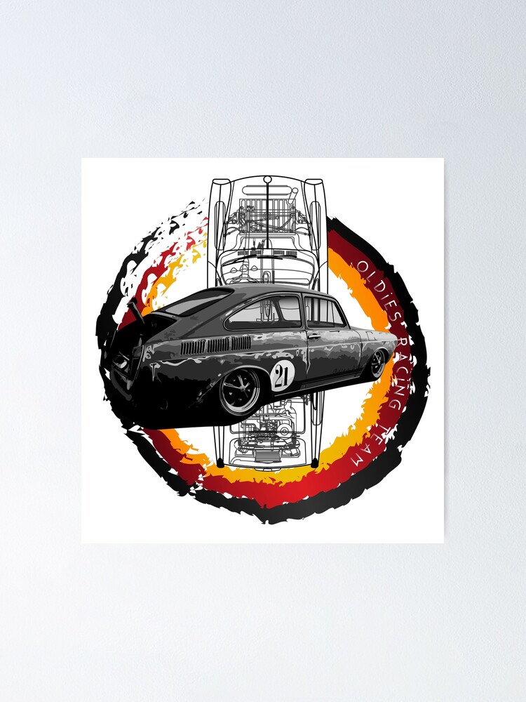 Alternate view of Fast aircooled Poster