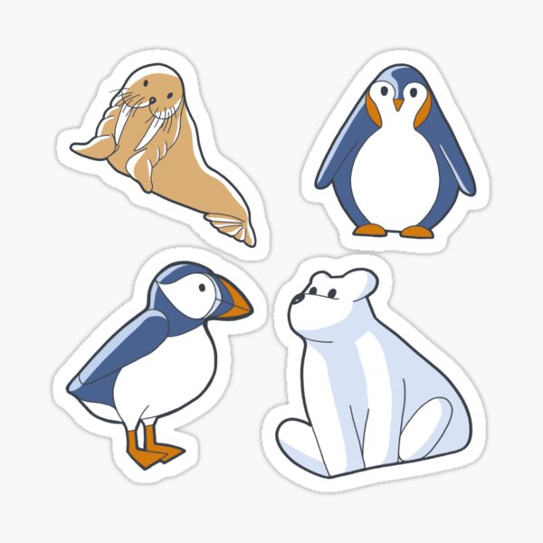 Item preview, Arctic animals designed and sold by Between Clouds.