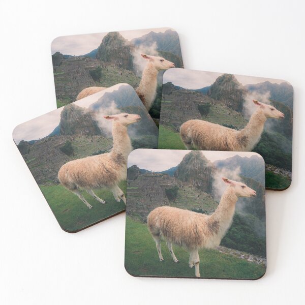 Item preview, A llama in machu pichu Peru designed and sold by MarianDiaz.