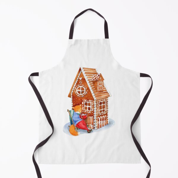 Item preview, Watercolor fox and ginger house designed and sold by TatianaKa.