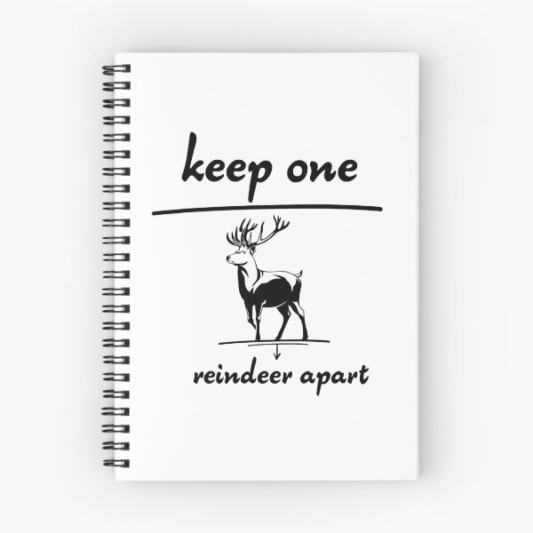 Item preview, Keep One Reindeer Apart ; Funny Gift for Christmas designed and sold by MedBoularouah.