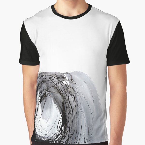Krakel schwarz (Black Sun) Grafik T-Shirt