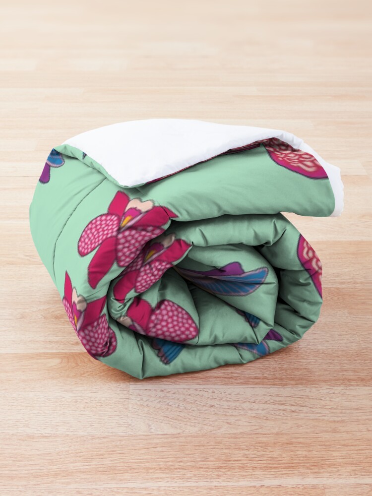 Alternate view of Bohemian Orchids Comforter