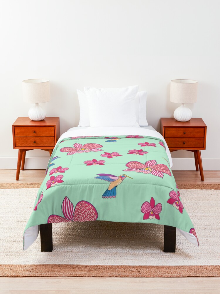 Alternate view of Bohemian Orchids Comforter