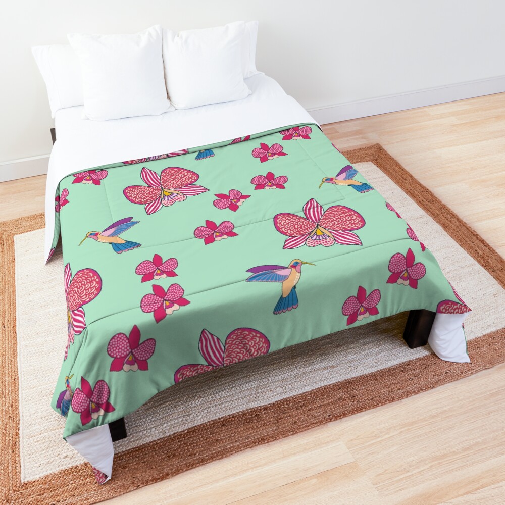 Bohemian Orchids Comforter