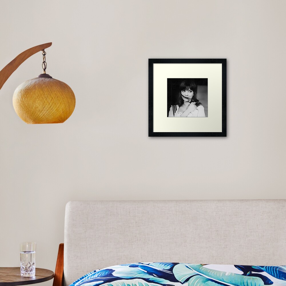 Anna Karina Framed Art Print