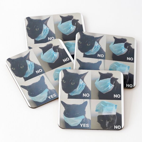 Item preview, cat wearing true mask designed and sold by ParamedicDesign.