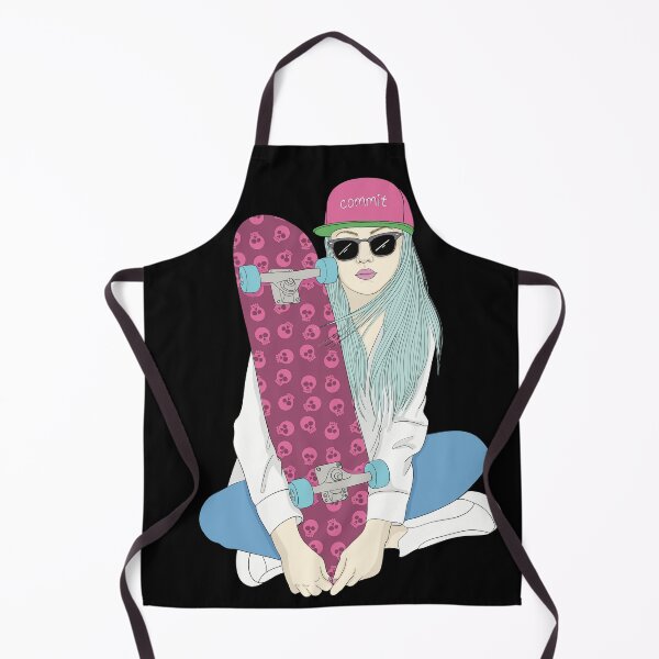Item preview, Skater Girl Skateboard Skateboarding Do A Kickflip Girl Skater designed and sold by Skateboarding Fingerboarding BMX.