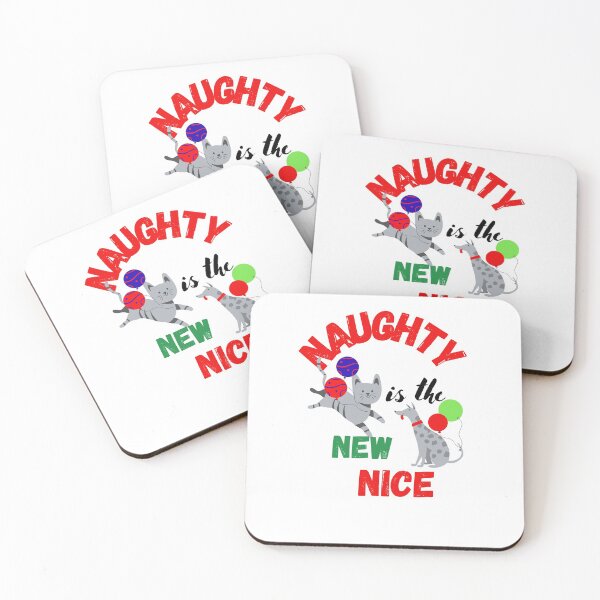 Item preview, Naughty is the New Nice for this kitty and puppy designed and sold by Vero De.