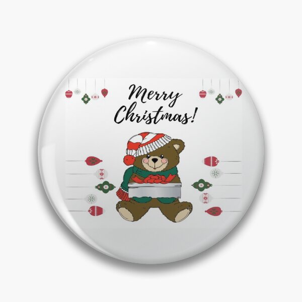 Item preview, Merry Christmas Bear designed and sold by customgiftstore.
