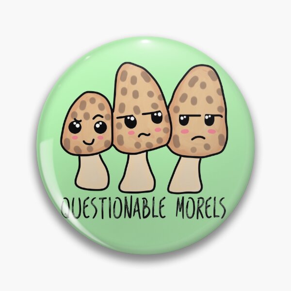 Item preview, Questionable Morels - Morels or Fungi board game inspired design designed and sold by Artbyacat.