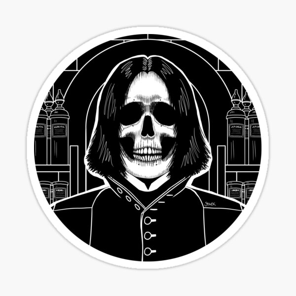 Snape (Stack's Skull Sunday) Sticker