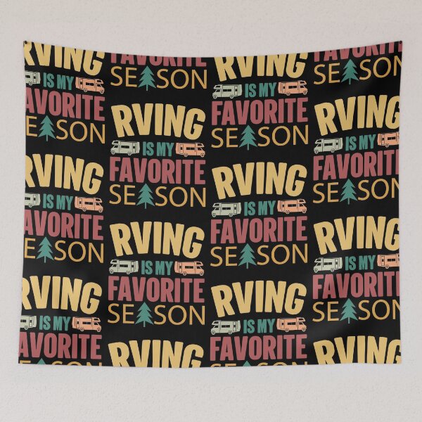 Item preview, RVing Is My Favorite Season Recreational Vehicle designed and sold by GravitiTees.