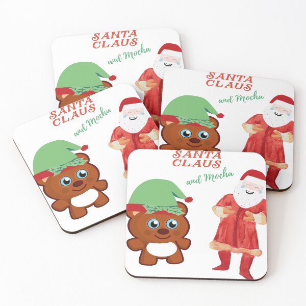 Item preview, santa claus and mocha designed and sold by customgiftstore.