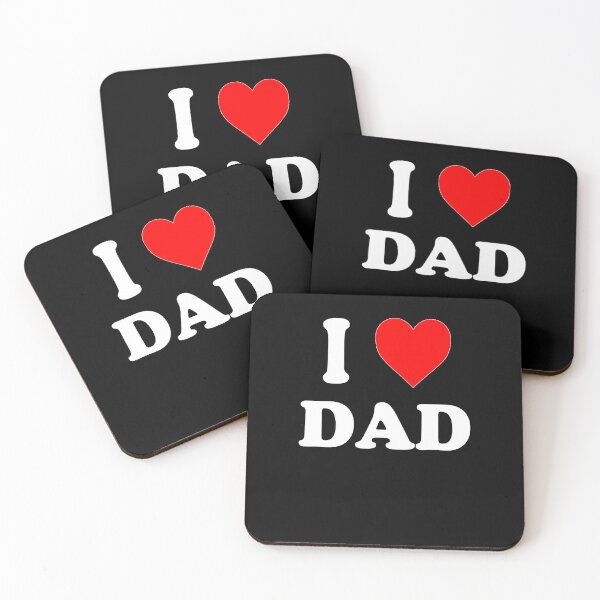 Item preview, I Love Dad Shirt Fathers Gift Birthday For Kids, Men, Women T-Shirt designed and sold by Hamo27.