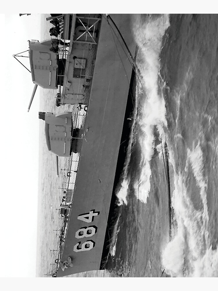 "USS WEDDERBURN (DD684) SHIP'S STORE" Mounted Print for Sale by