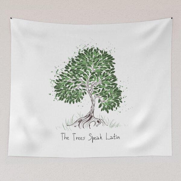 Item preview,  Trees Speak Latin designed and sold by aliceofspades.