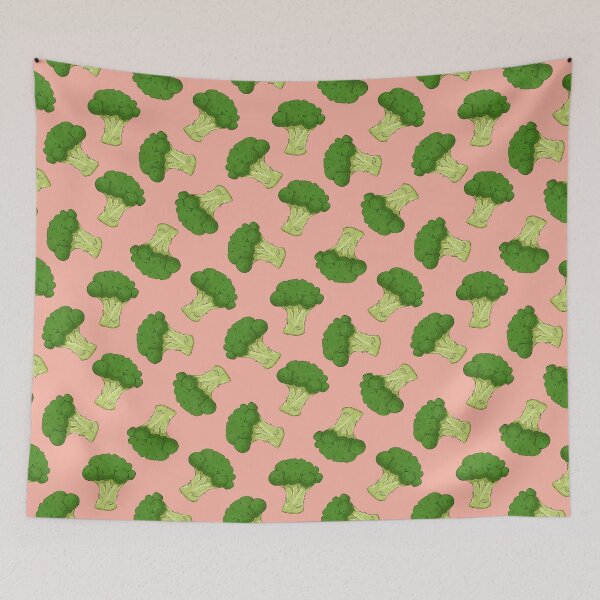 Item preview, Broccoli Pattern designed and sold by okpinsArtDesign.