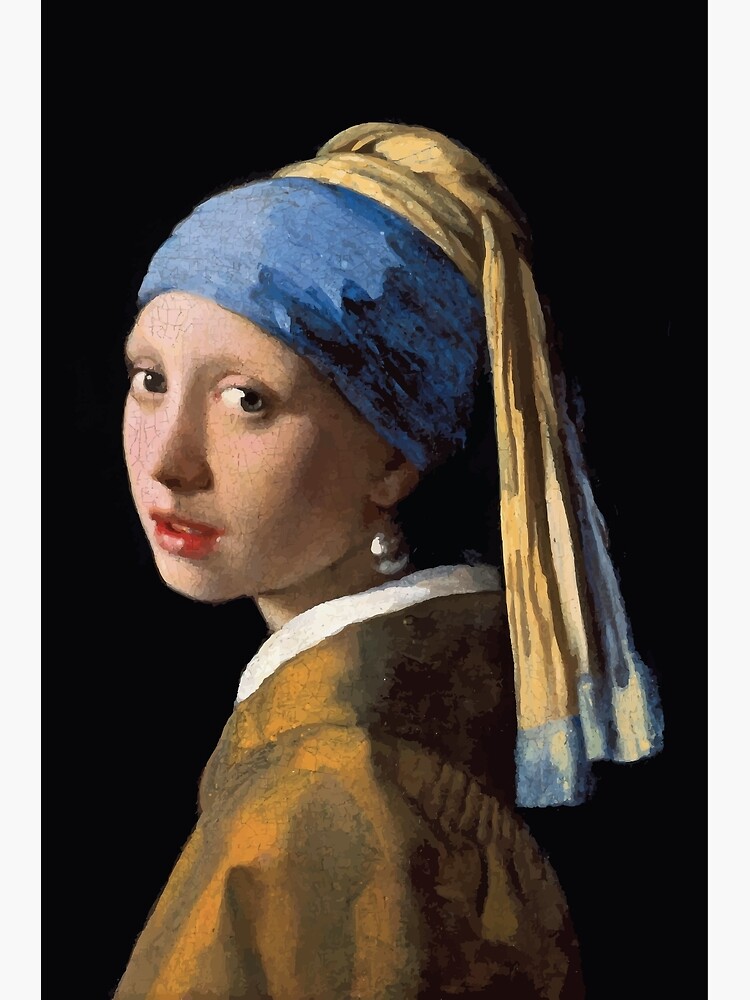 Johannes Vermeer: Girl With a Pearl Earring (Blank Sketch Book