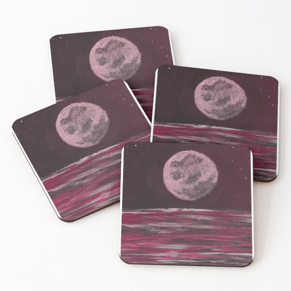 Artikelvorschau, CUTE PINK MOON ORIGINAL ART entworfen und verkauft von ChezM1989.