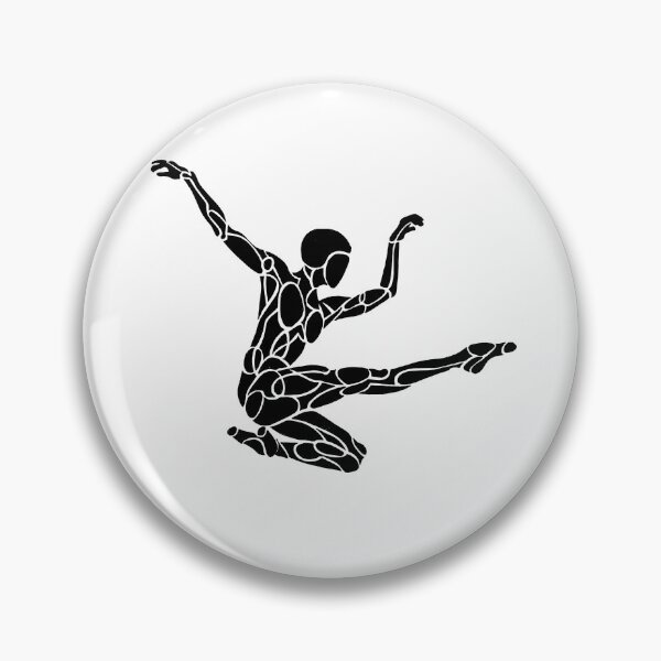 Item preview,  Black Ink Jump Kick Silhouette Kung Fu  designed and sold by danceink.