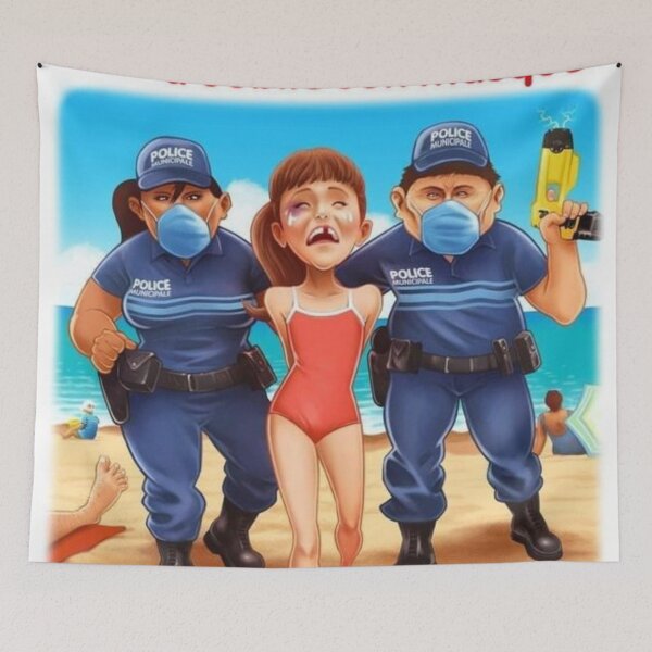 Artikelvorschau, martine hat ihre maske vergessen (polizeigewalt, gesundheitsdiktatur) entworfen und verkauft von julienfr47.
