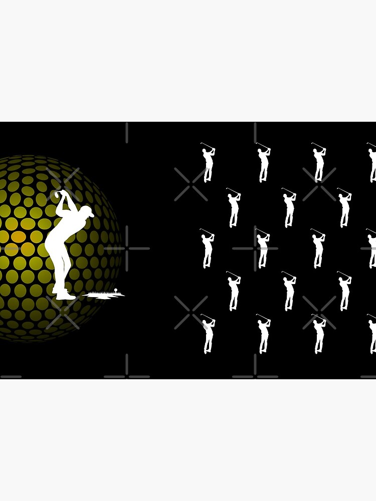 Golf | Tee Shot | Black | Golfer by Pentimore