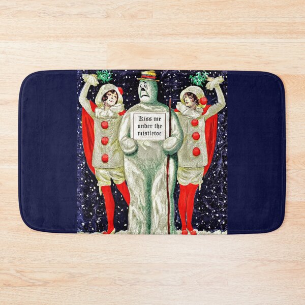 Item preview, Kiss Me Under the Mistletoe Snowman designed and sold by RitaMaye.