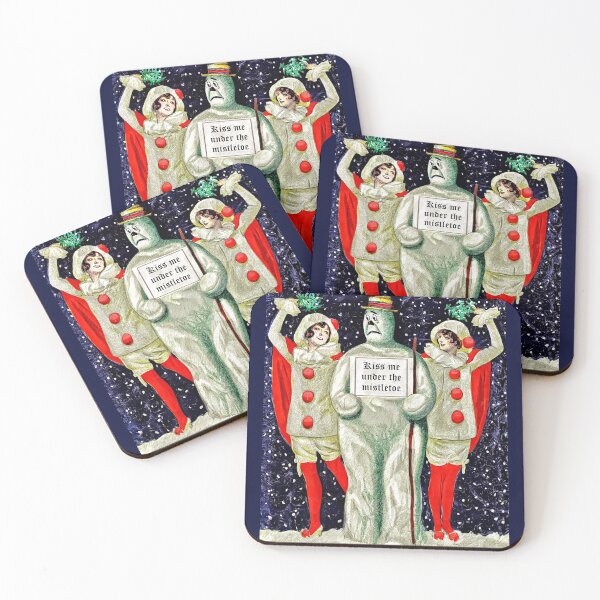 Item preview, Kiss Me Under the Mistletoe Snowman designed and sold by RitaMaye.
