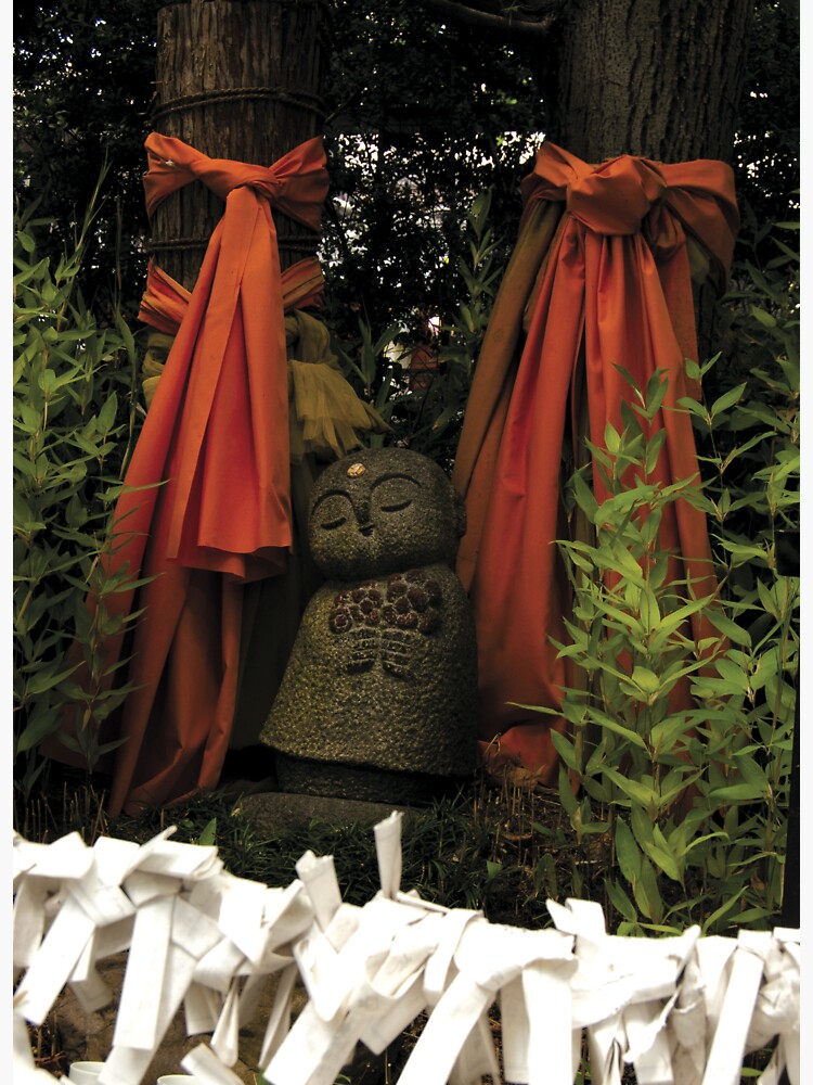 Thumbnail 3 of 3, Sticker, Kyoto Shrine designed and sold by SandDragonPress.