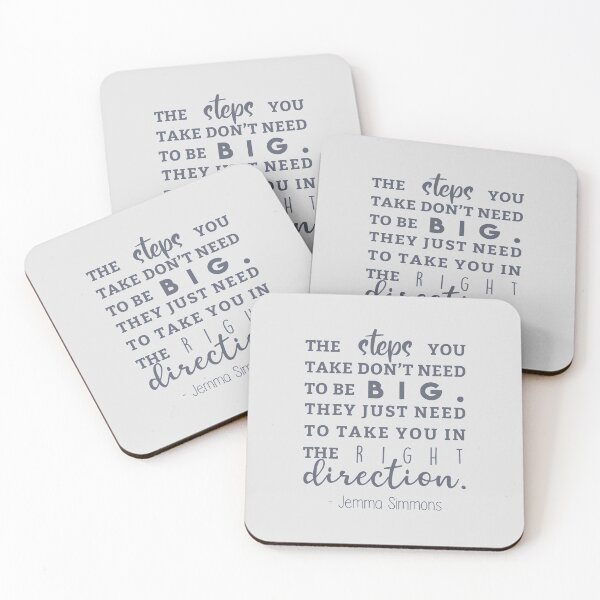 Item preview, “The Steps You Take” Quote designed and sold by amhooper.