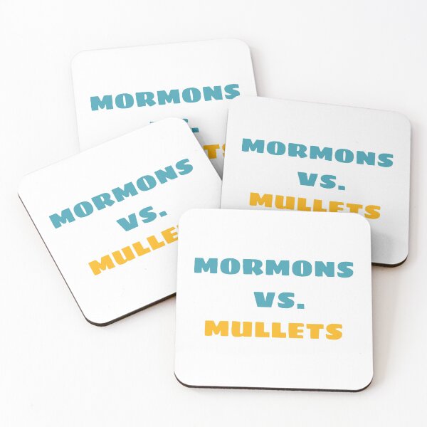 Item preview, Mormons vs Mullets Essential T-Shirt designed and sold by younessderkaoui.