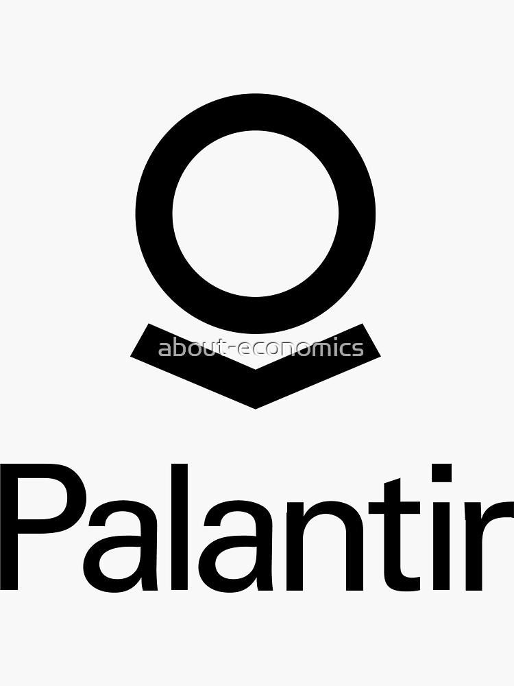 "Palantir company logo - Original Version (red)" Sticker for Sale by