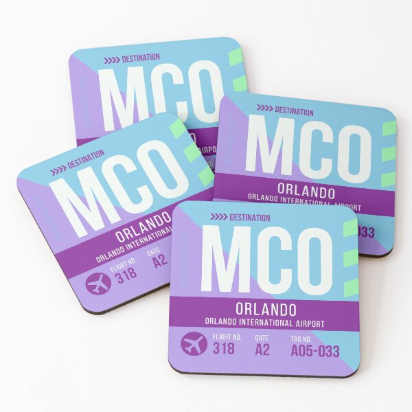 Item preview, Orlando Airport Stylish Luggage Tag (MCO) designed and sold by SLAG-Creative.