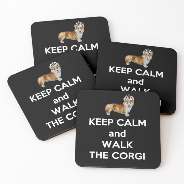 Item preview, Keep Calm and Walk The Corgi designed and sold by Letters-Art.
