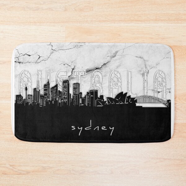Item preview, sydney skyline marble designed and sold by BekimART2.