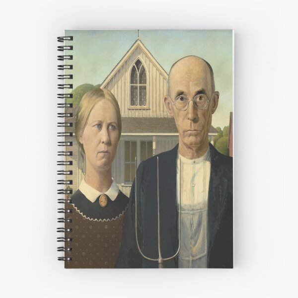Item preview, Grant Wood | American Gothic designed and sold by badguyduh.