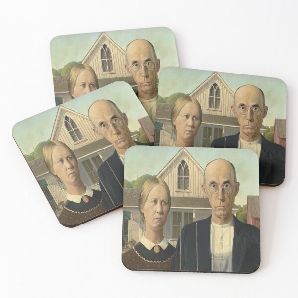 Item preview, Grant Wood | American Gothic designed and sold by badguyduh.