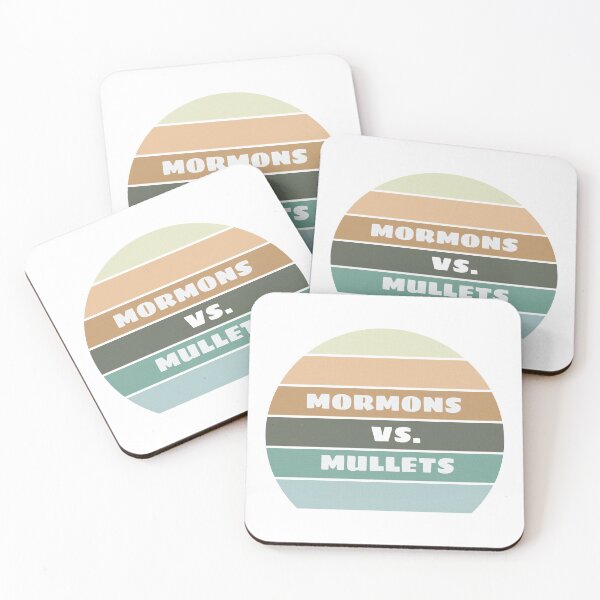 Item preview, Mormons vs Mullets Essential T-Shirt designed and sold by younessderkaoui.