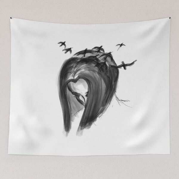 Item preview, Lost in dark thoughts designed and sold by Smurfypixels.